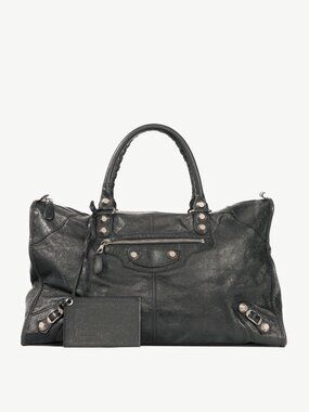 Balenciaga Classic Work Black Large Sized Lambskin Tote
